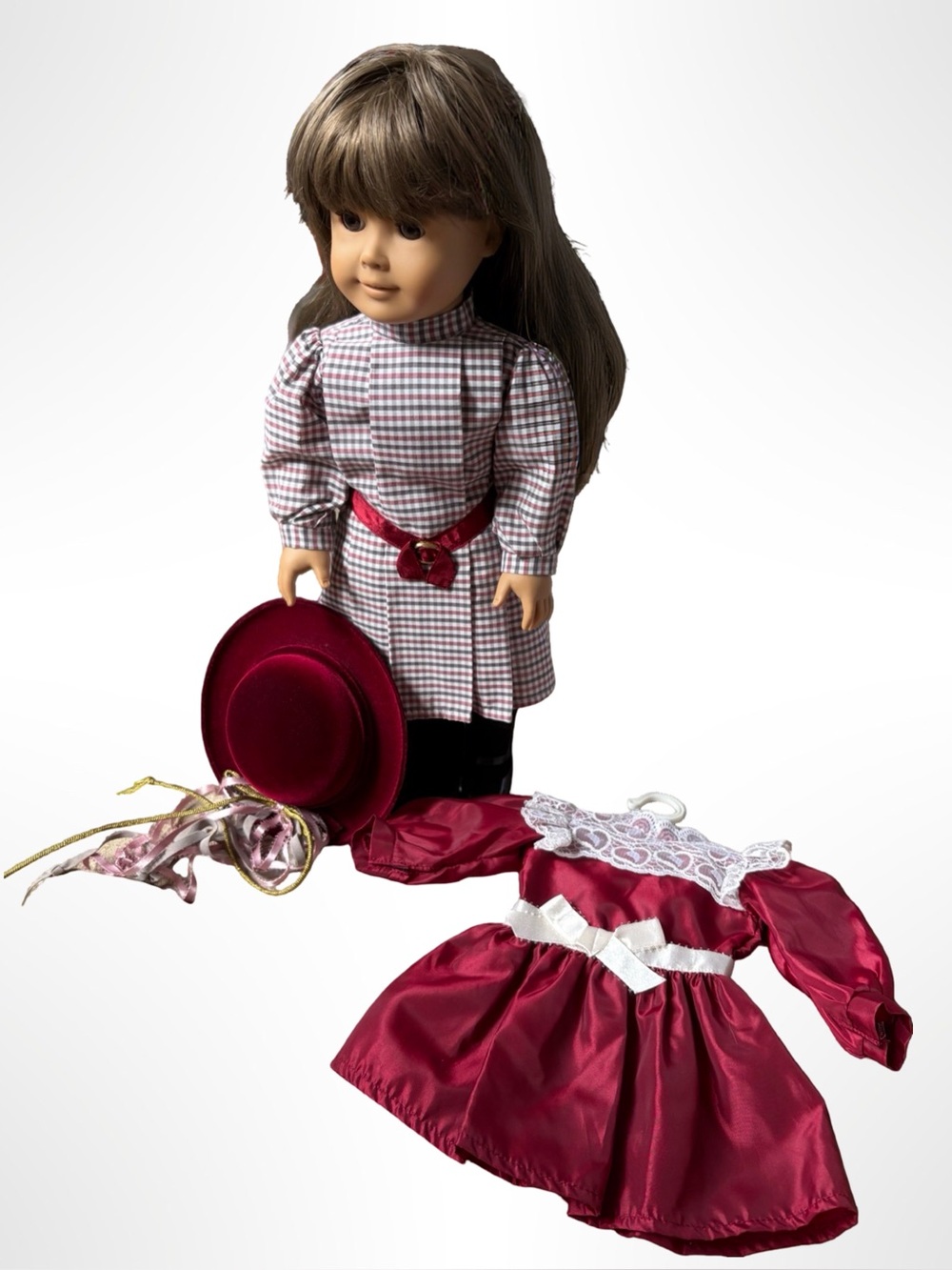 RARE White Body Samantha Parkington Doll - 1980s Pleasant Company + Extras - Picture 15 of 16